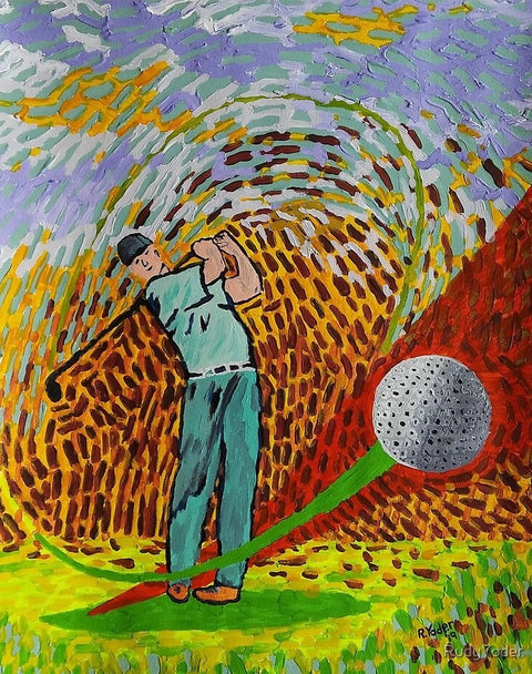 Vincent went Golfing