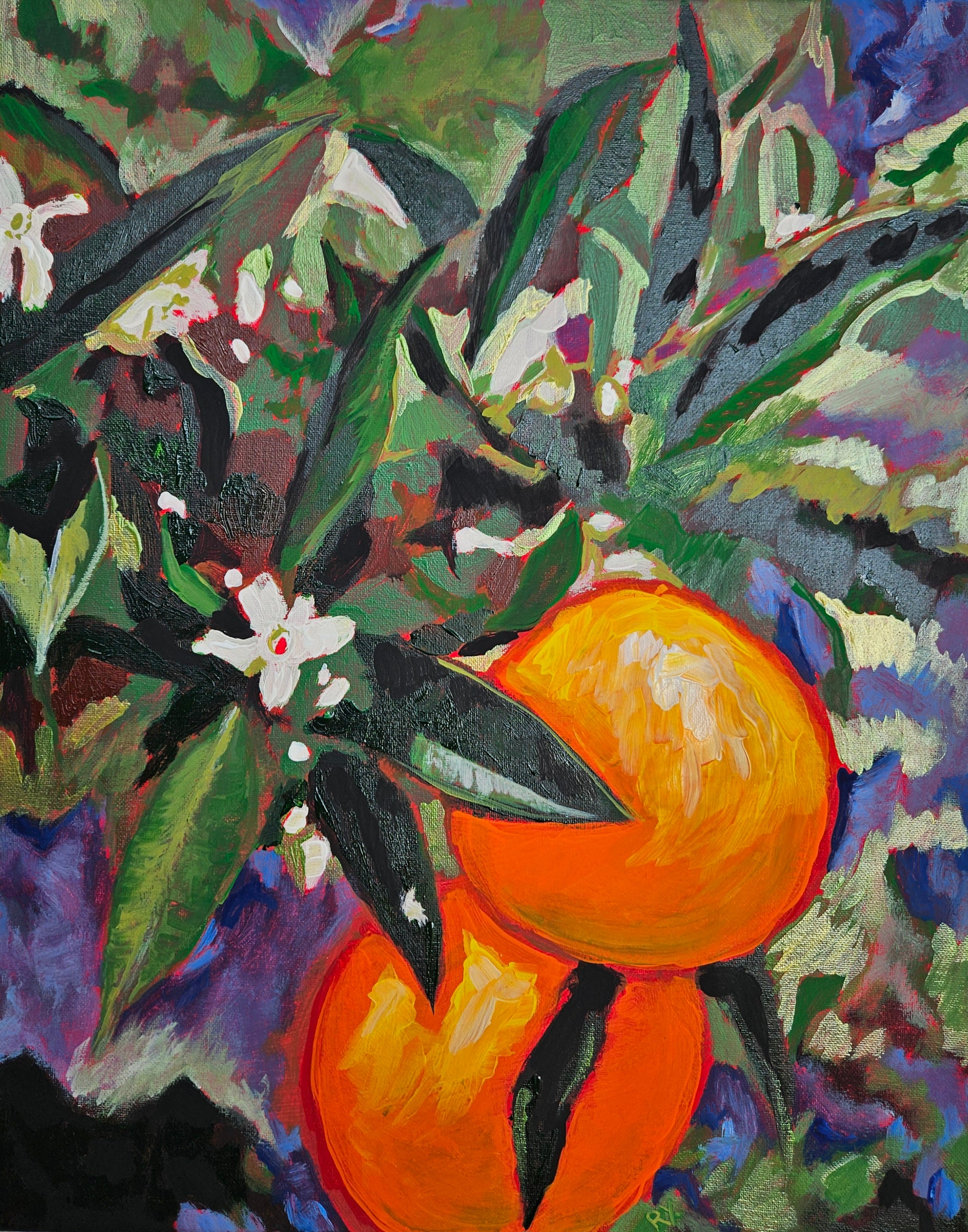 The Orange Lane – Rudy Yoder Art